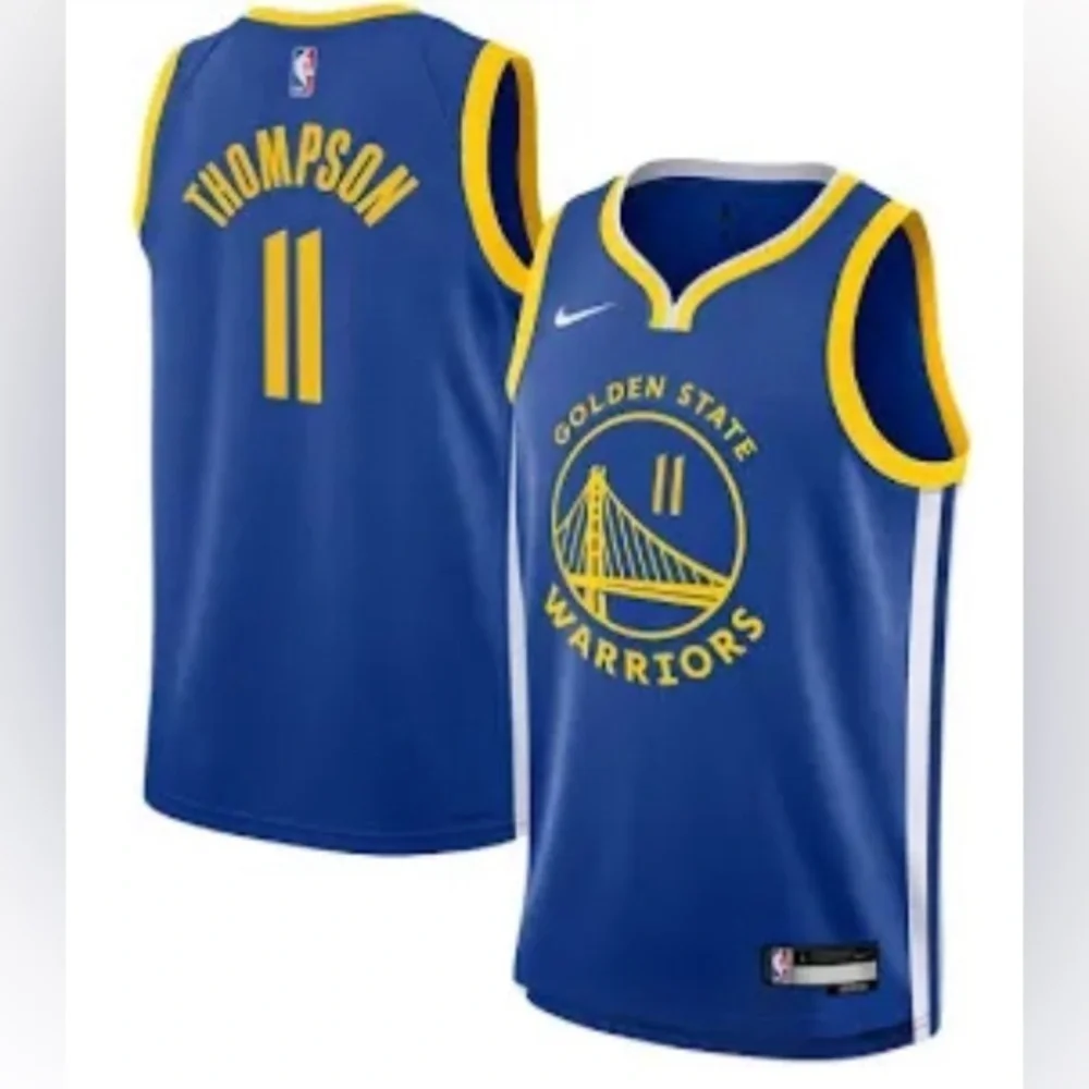 NEW - Klay Thompson GoldenState Warriors Nike Youth Swingman Jersey Icon Edition
